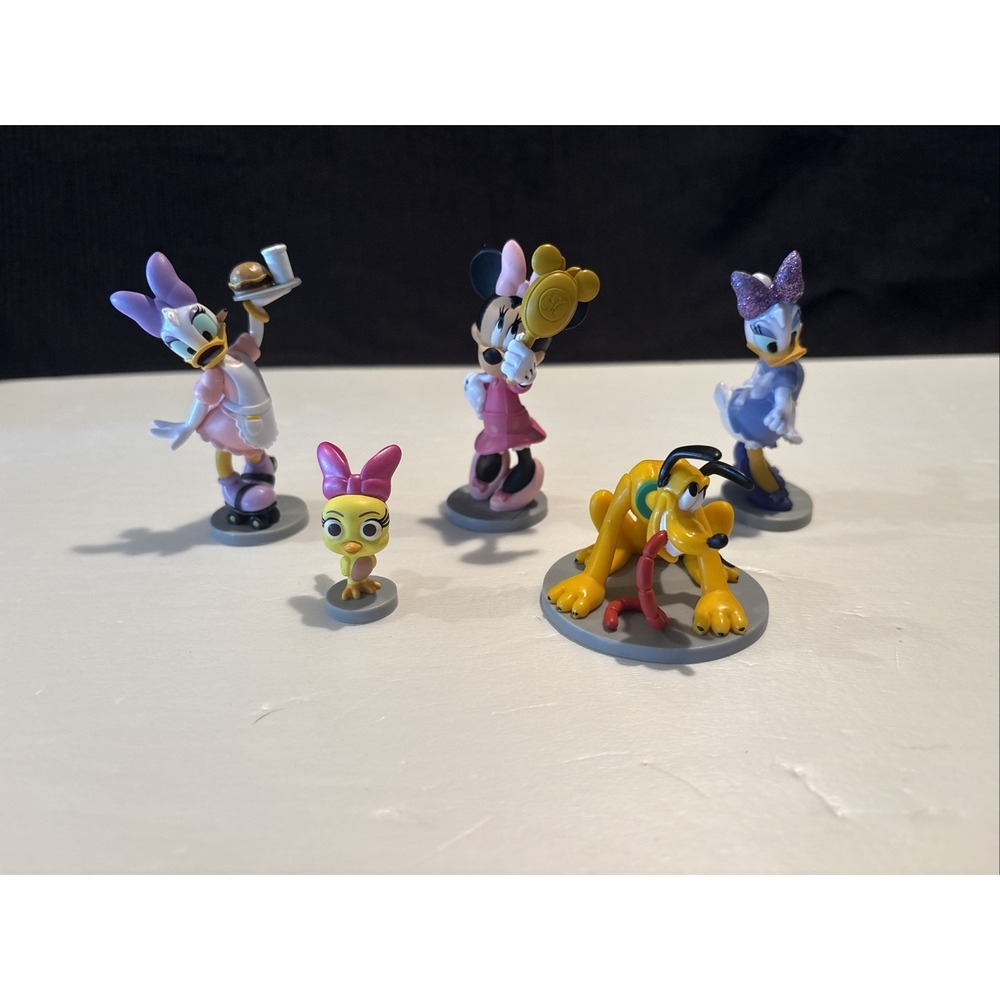 Disney Junior Minnie Mickey Mouse & Friends 5 Figure Playset 6200 Plastic Toy